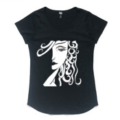 Shadows- Womens tee. jstine limited edition, ascolour mali tee.