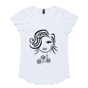 Lucy- Womens Tee. jstine limited edition, ascolour mali tee